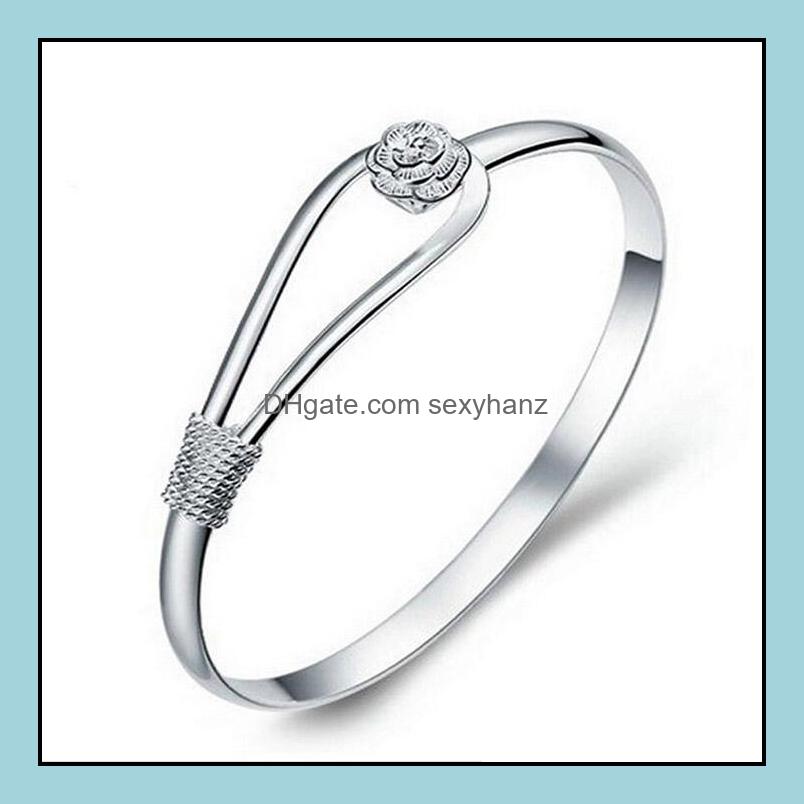 Cuff Bracelets Jewelry 30% 925 Sterling Sier Bangle High Quality Bangles For Women Girl Wedding Party Fashion Wholesale Drop Delivery 2021 R
Cuff Bracelets Jewelry 30% 925 Sterling Sier Bangle High Quality Bangles For Women Girl Wedding Party Fashion Wholesale Drop Delivery 2021 R