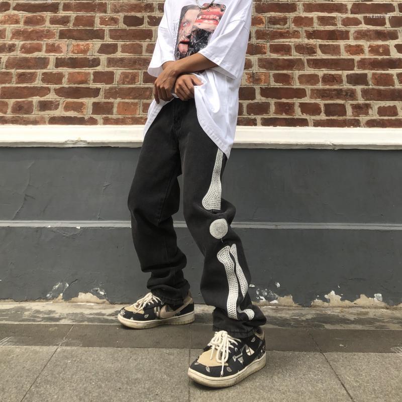 Men' Jeans High Street Fashion Retro Brand Bone Embroidery Skeleton Straight Loose Hip-hop Men And WomenMen' Heat22, G47green
Men' Jeans High Street Fashion Retro Brand Bone Embroidery Skeleton Straight Loose Hip-hop Men And WomenMen' Heat22, G47green