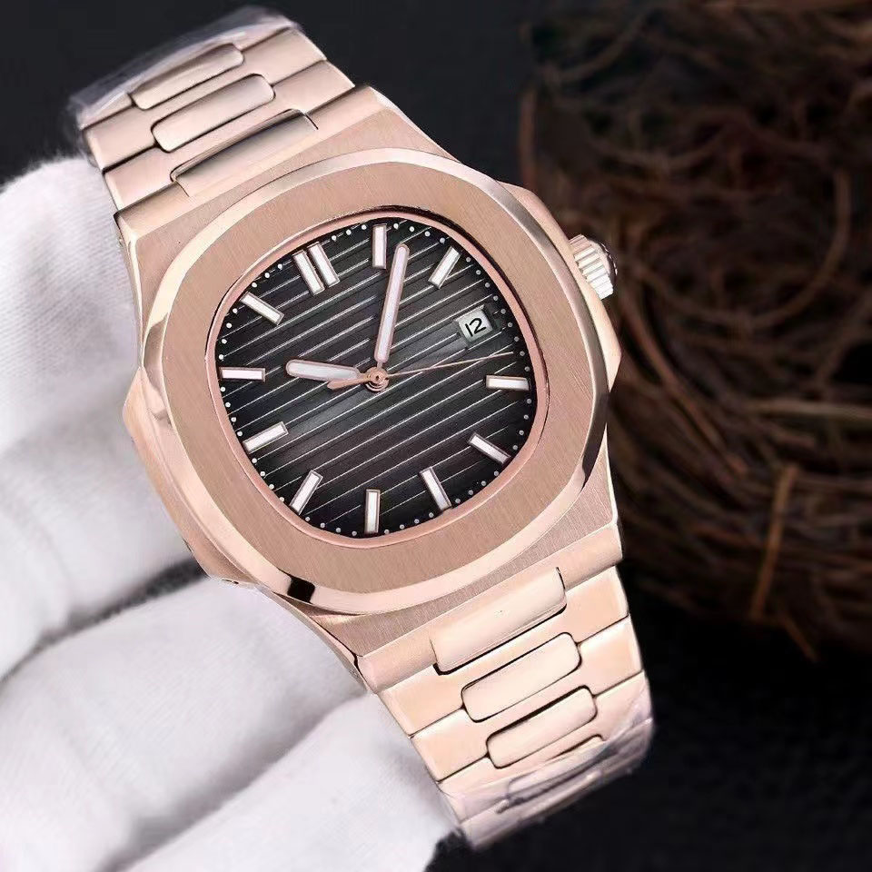 Top AAA quality 40mm Mens Watches Automatic Movement 2824 movement Nautilus Stainless Steel Mechanical Wristwatches Waterproof Luminous Fashion Montres de luxe, Watch strap tool
Top AAA quality 40mm Mens Watches Automatic Movement 2824 movement Nautilus Stainless Steel Mechanical Wristwatches Waterproof Luminous Fashion Montres de luxe, Watch strap tool