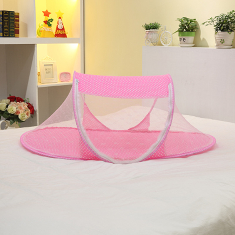 Baby Crib Netting Portable Foldable Baby Bed Mosquito Net Polyester born for Summer Travel Bed Netting Play Tent Children 220531