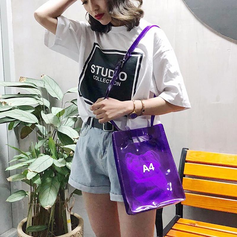 Evening Bags Lady 2 In 1 Pvc Transparent Jelly Pack Shoulder-slung Mini Girl Crossbody Sale-WT, Purple a45
Evening Bags Lady 2 In 1 Pvc Transparent Jelly Pack Shoulder-slung Mini Girl Crossbody Sale-WT, Purple a45