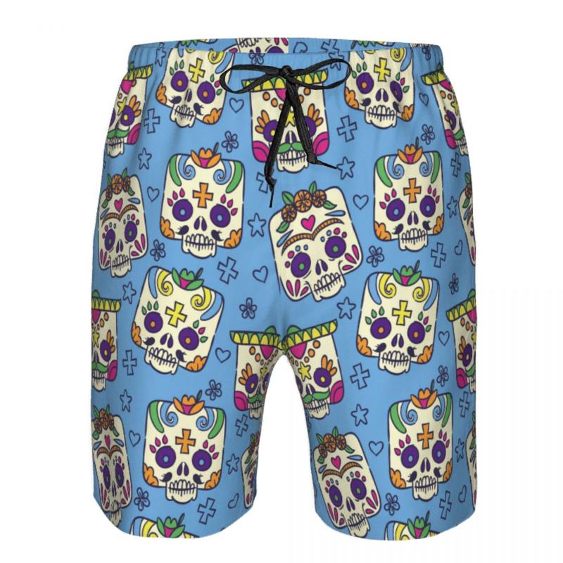 Men' Shorts Quick Dry Summer Mens Swimwear Beach Board Short Briefs For Man Hand Drawn Dia De Muertos Skull Swimming Trunk BeachwearMen, White
Men' Shorts Quick Dry Summer Mens Swimwear Beach Board Short Briefs For Man Hand Drawn Dia De Muertos Skull Swimming Trunk BeachwearMen, White