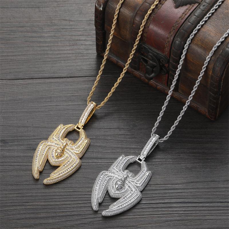 Pendant Necklaces Fashion Anime Spider Necklace For Men Silver Gold Color Man Punk Jewelry GiftPendant
Pendant Necklaces Fashion Anime Spider Necklace For Men Silver Gold Color Man Punk Jewelry GiftPendant