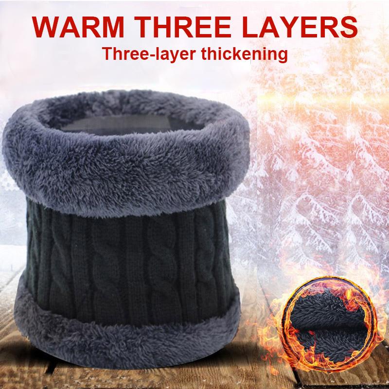 Berets Winter Scarf For Women Male Warm Cotton Brushed Knit Neck Warmer Plush Thick Wool Circle Ski Climbing Scarves Men, Black
Berets Winter Scarf For Women Male Warm Cotton Brushed Knit Neck Warmer Plush Thick Wool Circle Ski Climbing Scarves Men, Black