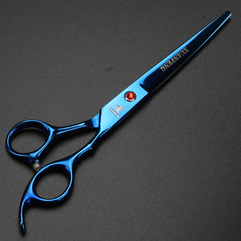 XUANFENG Professional pet Beauty scissors, 7-inch / curved shears 6.5-inch thinning + holster kit 220317