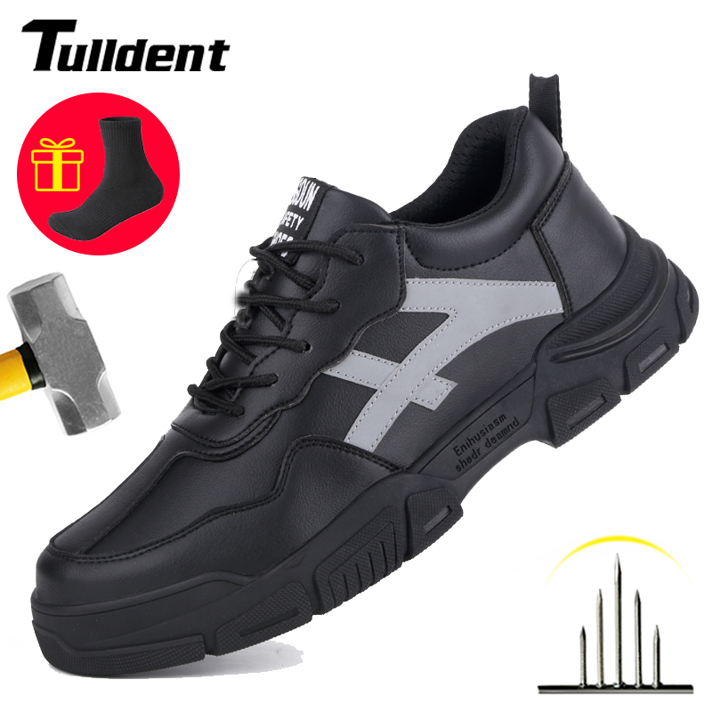 Lightweight Puncture-Proof Safety Boots Work Shoes Men Breathable Steel Toe Anti-smashing Soft Construction Sneakers Plus Size, D039
Lightweight Puncture-Proof Safety Boots Work Shoes Men Breathable Steel Toe Anti-smashing Soft Construction Sneakers Plus Size, D039
