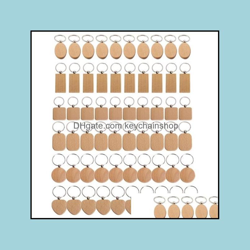 Key Rings Jewelry 60 Blank Wooden Keychain Diy Tag Anti-Lost Wood Accessories Gift Drop Delivery 2021 Usnax 
Key Rings Jewelry 60 Blank Wooden Keychain Diy Tag Anti-Lost Wood Accessories Gift Drop Delivery 2021 Usnax