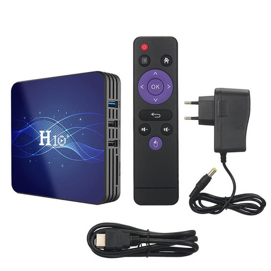 Android 9.0 H10+ Smart TV Box Dual Band Wifi Bluetooth 4.0 2+16G LED Display 4K H10 Media Player279E
Android 9.0 H10+ Smart TV Box Dual Band Wifi Bluetooth 4.0 2+16G LED Display 4K H10 Media Player279E