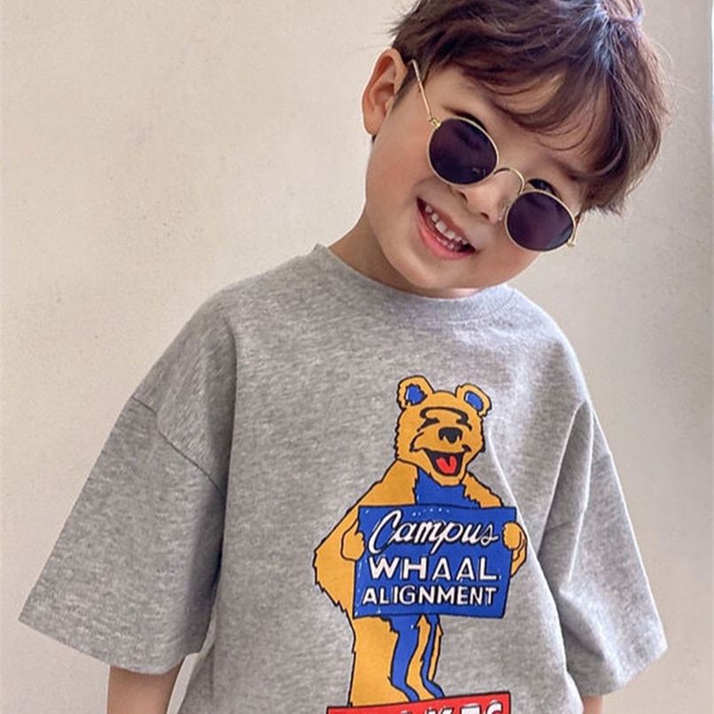 100 Cotton Children s Clothing T shirt Summer Cartoon Bottoming Shirt Boys Short sleeved Top 220614, White 02
100 Cotton Children s Clothing T shirt Summer Cartoon Bottoming Shirt Boys Short sleeved Top 220614, White 02