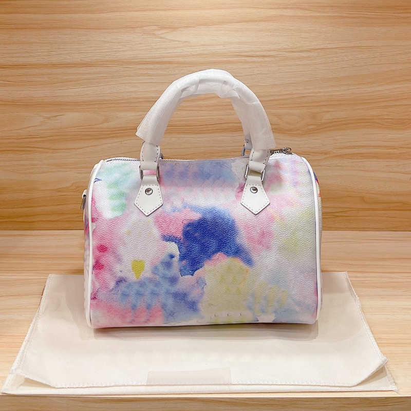Pillow Bag Classic Printed Leather Women Boston Handbag Detachable Shoulder Strap Zipper White Purse, Split
Pillow Bag Classic Printed Leather Women Boston Handbag Detachable Shoulder Strap Zipper White Purse, Split