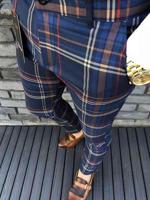 men' casual trousers Plaid Capris, Picture color 1
men' casual trousers Plaid Capris, Picture color 1