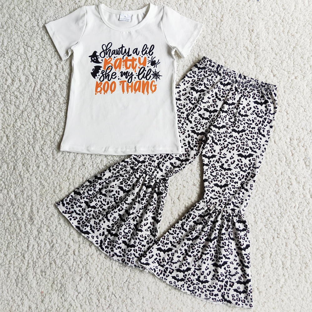 New Fashion Baby Girl Clothes Set Short Sleeve Bell Bottom Outfits Halloween Cute Kid Girls Boutique Outfit Toddler Kids Designer Clothing Wholesale Children Sets, Only outfits 
New Fashion Baby Girl Clothes Set Short Sleeve Bell Bottom Outfits Halloween Cute Kid Girls Boutique Outfit Toddler Kids Designer Clothing Wholesale Children Sets, Only outfits