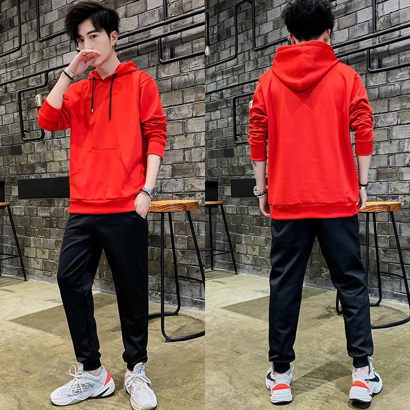 Men's Tracksuits Korean Teenagers Set Men'S 2022 Handsome Hooded Sports Leisure Fashion Student Spring And Autumn Two-Piece SuitMen's, Black
Men's Tracksuits Korean Teenagers Set Men'S 2022 Handsome Hooded Sports Leisure Fashion Student Spring And Autumn Two-Piece SuitMen's, Black