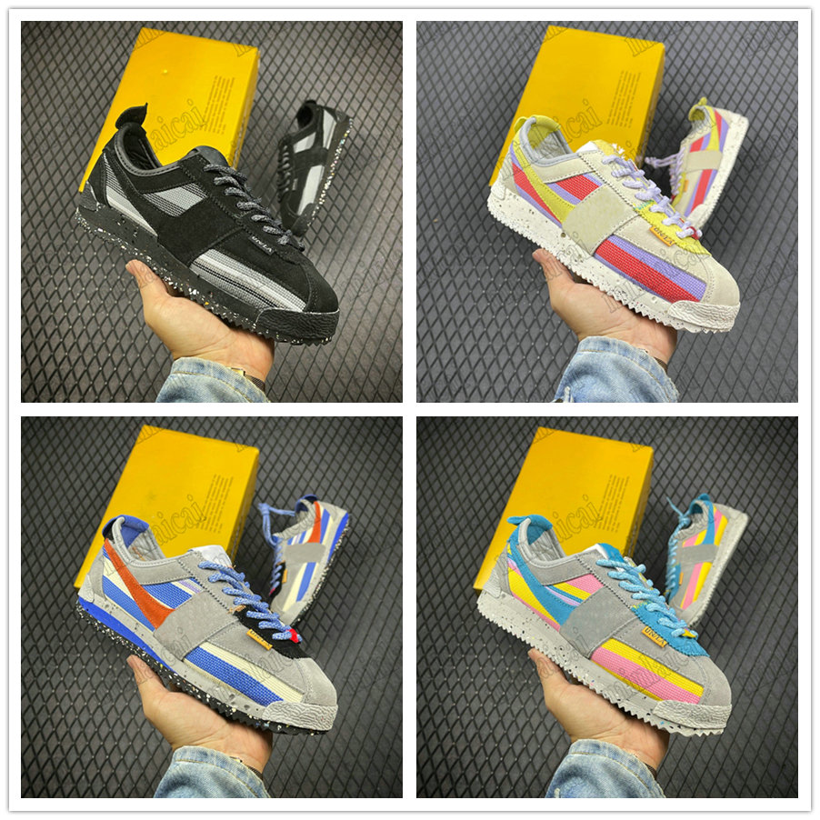 Union LA x Cortez Low Designer Sports Shoes Sesame Light Smoke Grey Lemon Frost 50th anniversary striped pattern Suede Trainer Sneakers Summer 2022
Union LA x Cortez Low Designer Sports Shoes Sesame Light Smoke Grey Lemon Frost 50th anniversary striped pattern Suede Trainer Sneakers Summer 2022