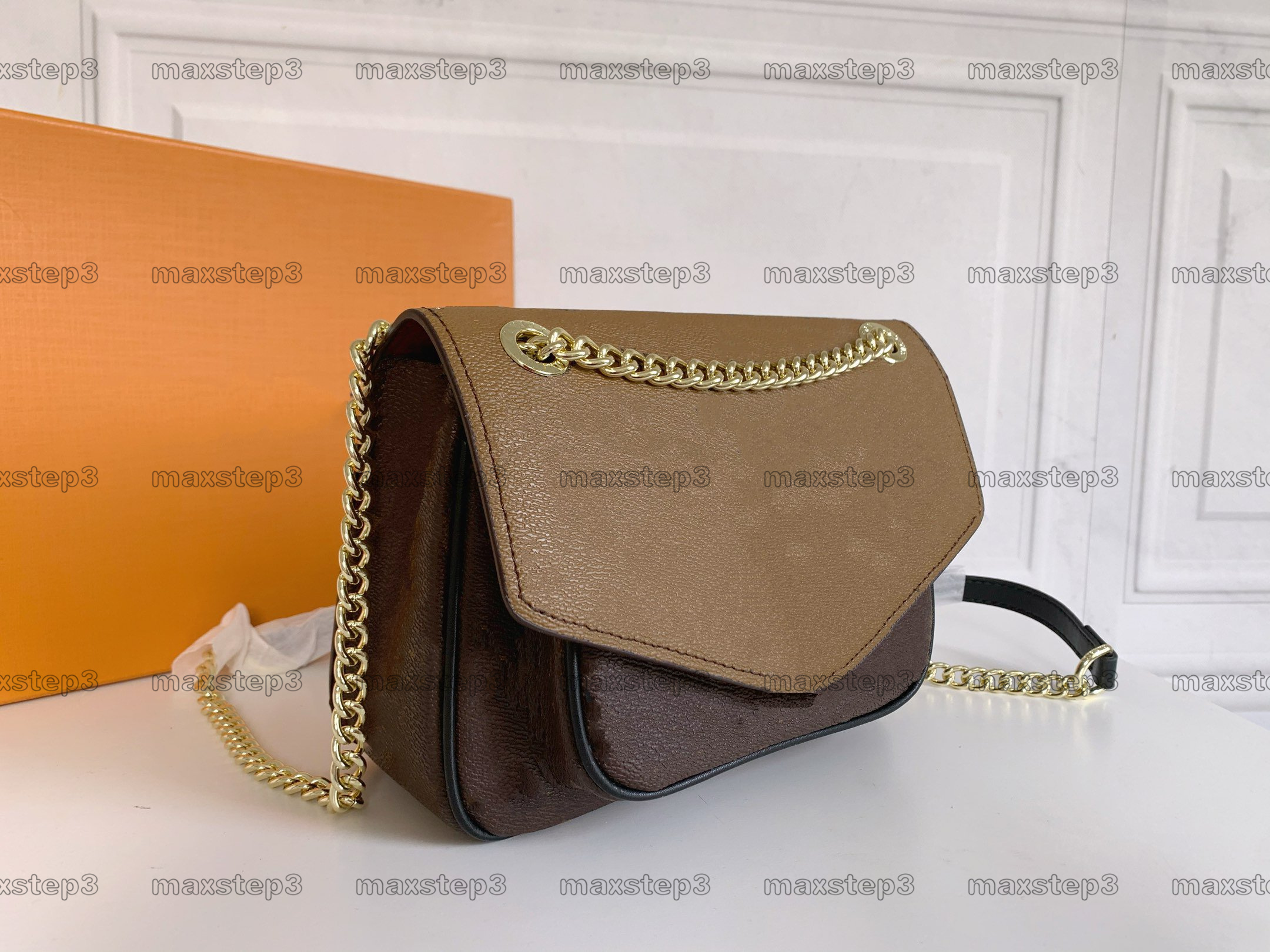 M45592 PASSY Chain Shoulder Bags Magnetic Buckle Handbags closure Crossbody Mono gram canvas Purse Wallet Flower Letter Woman designer Banquet Crossbody Bags
M45592 PASSY Chain Shoulder Bags Magnetic Buckle Handbags closure Crossbody Mono gram canvas Purse Wallet Flower Letter Woman designer Banquet Crossbody Bags