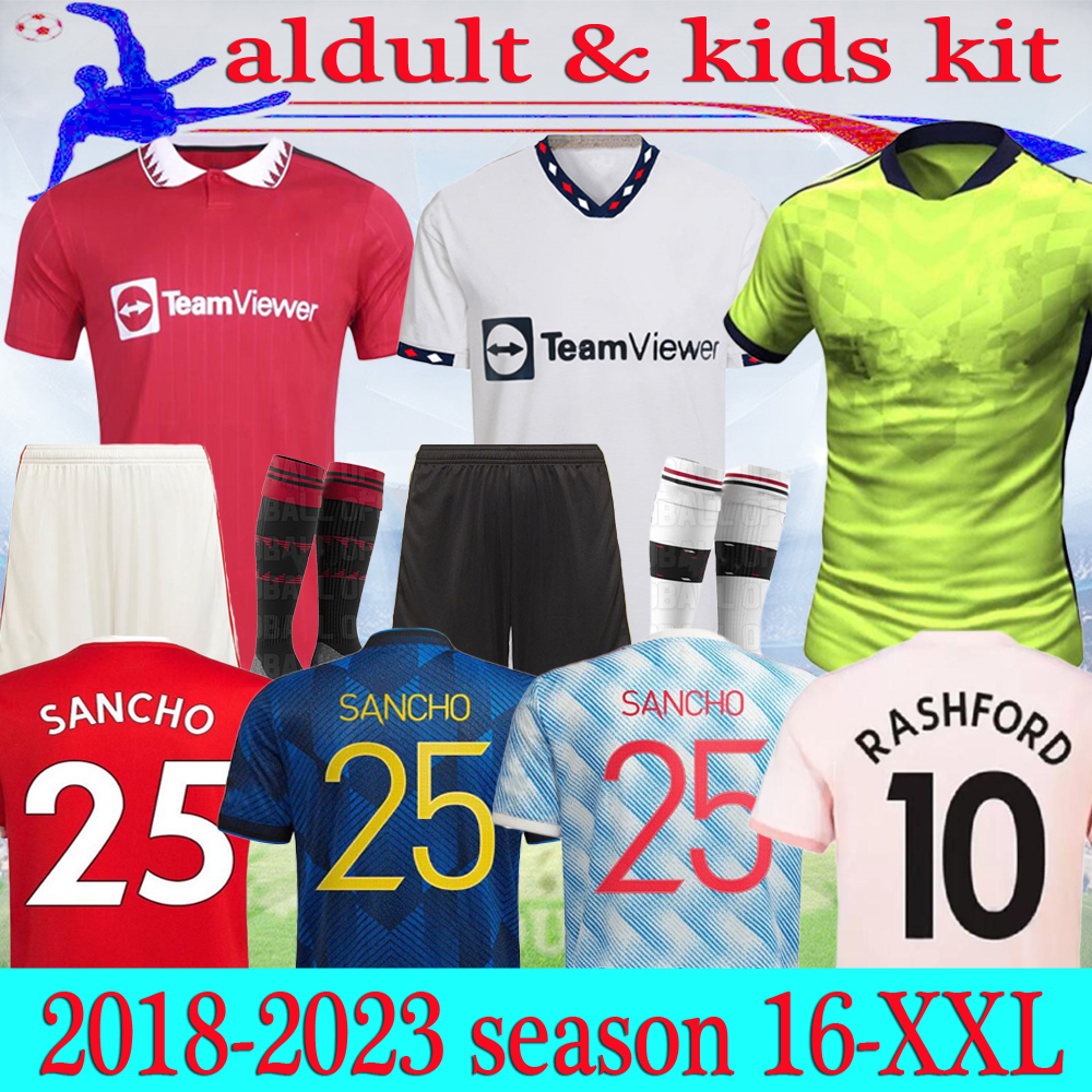 2022 2023 Manchester soccer jerseys 22 23 man UTD POGBA RASHFORD VAN DE BEEK CAVANI Sancho MARTIAL B. FERNANDES 18 19 pink football uniform adult kids kit, 18/19 pink fans kit
2022 2023 Manchester soccer jerseys 22 23 man UTD POGBA RASHFORD VAN DE BEEK CAVANI Sancho MARTIAL B. FERNANDES 18 19 pink football uniform adult kids kit, 18/19 pink fans kit