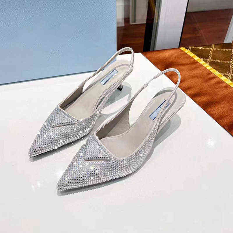 new autumn 2022 brand P Triangle standard pointed Rhinestone sandals women's thin full diamond middle banquet high heels, Black
new autumn 2022 brand P Triangle standard pointed Rhinestone sandals women's thin full diamond middle banquet high heels, Black