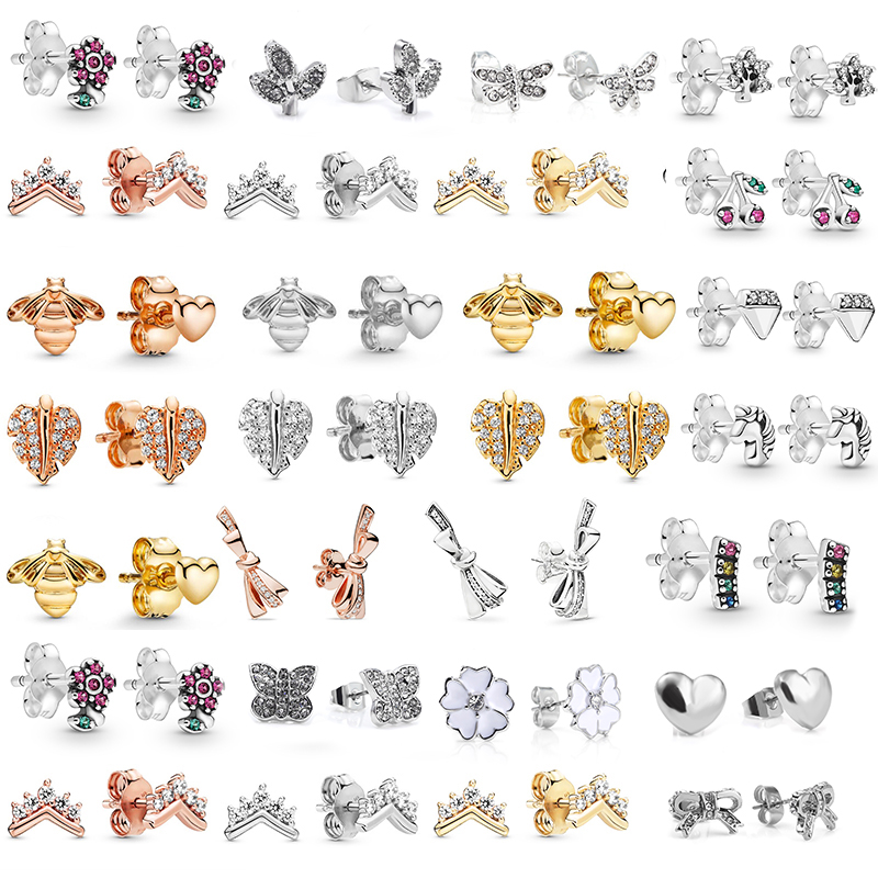 New Popular High Quality 925 Sterling Silver Daisy Flower Stud Earrings for Girls Fashion Pandora Earrings Luxury Simple Women Gifts
New Popular High Quality 925 Sterling Silver Daisy Flower Stud Earrings for Girls Fashion Pandora Earrings Luxury Simple Women Gifts