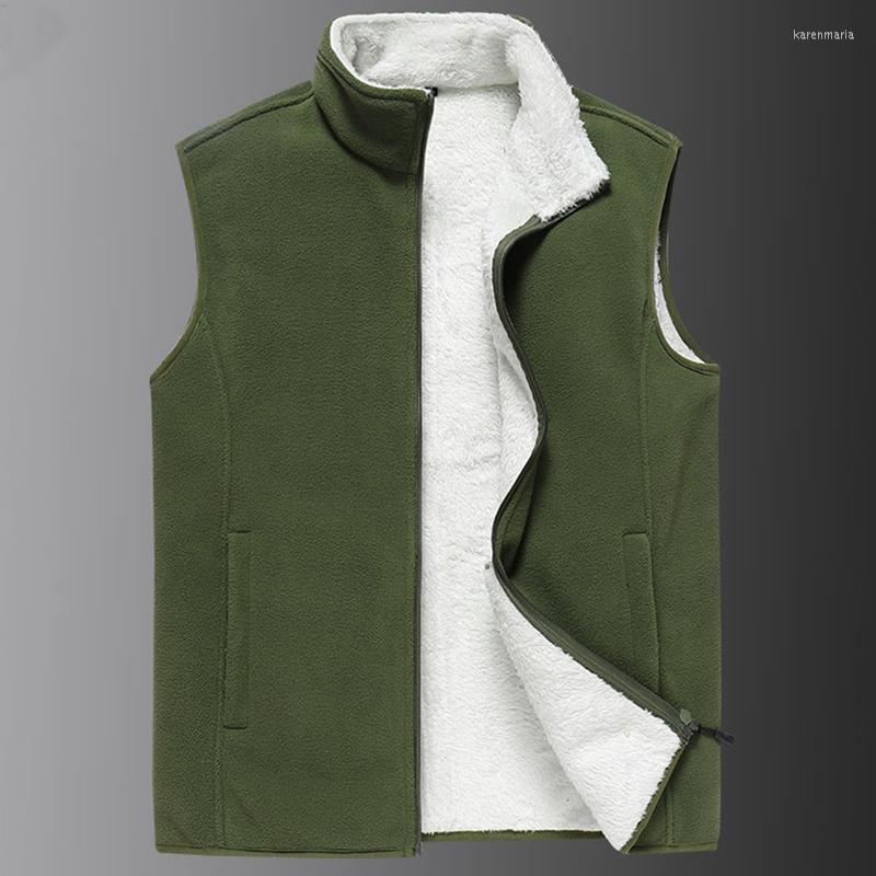 Men's Vests Winter Thick Warm Vest Men Polar Fleece Sleeveless Jacket Classic Stand Collar Zipper Waistcoat Gilet Coat Plus Size 8 Kare22, Black
Men's Vests Winter Thick Warm Vest Men Polar Fleece Sleeveless Jacket Classic Stand Collar Zipper Waistcoat Gilet Coat Plus Size 8 Kare22, Black