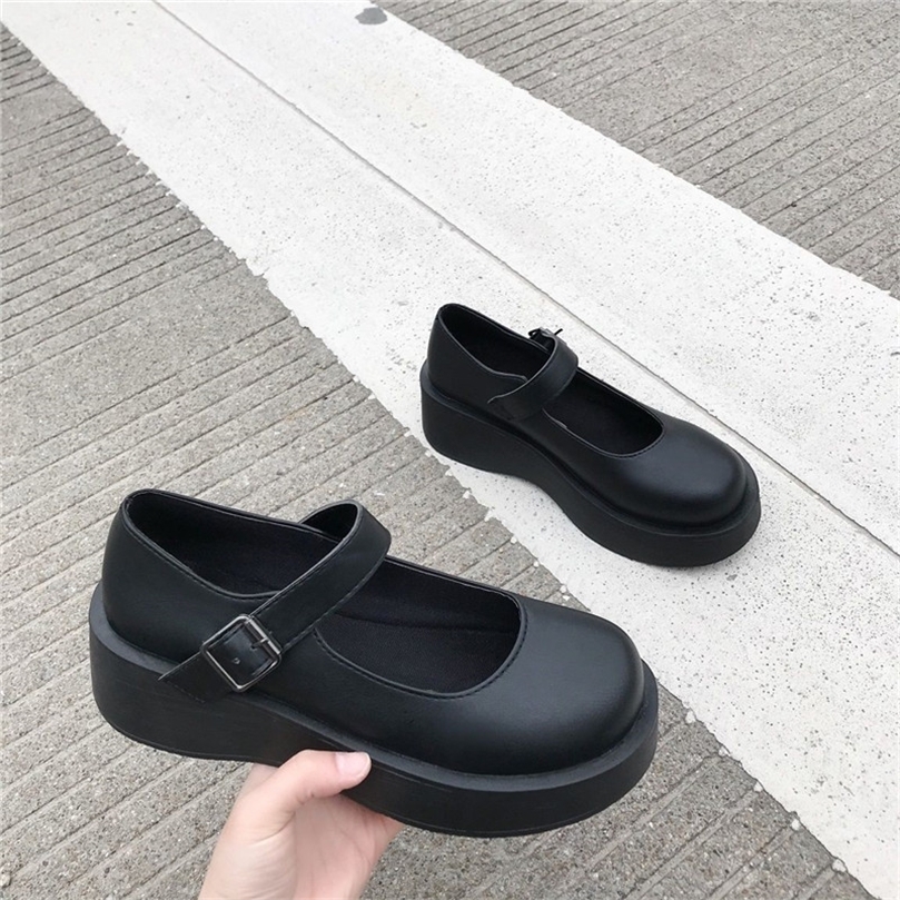 Sepatu Platform Wedges Punk Gotik Wanita Tali Gesper Kulit Hitam Mary Janes Lolita Flat Musim Semi Kasual Chunky 220614, Black a
Sepatu Platform Wedges Punk Gotik Wanita Tali Gesper Kulit Hitam Mary Janes Lolita Flat Musim Semi Kasual Chunky 220614, Black a