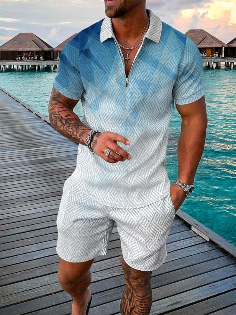 Men' Tracksuits Men' Suit 3D Color Stitching Print Summer Short Sleeve Shirt Shorts Fashion Zipper Two Piece SetMen' Men'sMen, 56
Men' Tracksuits Men' Suit 3D Color Stitching Print Summer Short Sleeve Shirt Shorts Fashion Zipper Two Piece SetMen' Men'sMen, 56