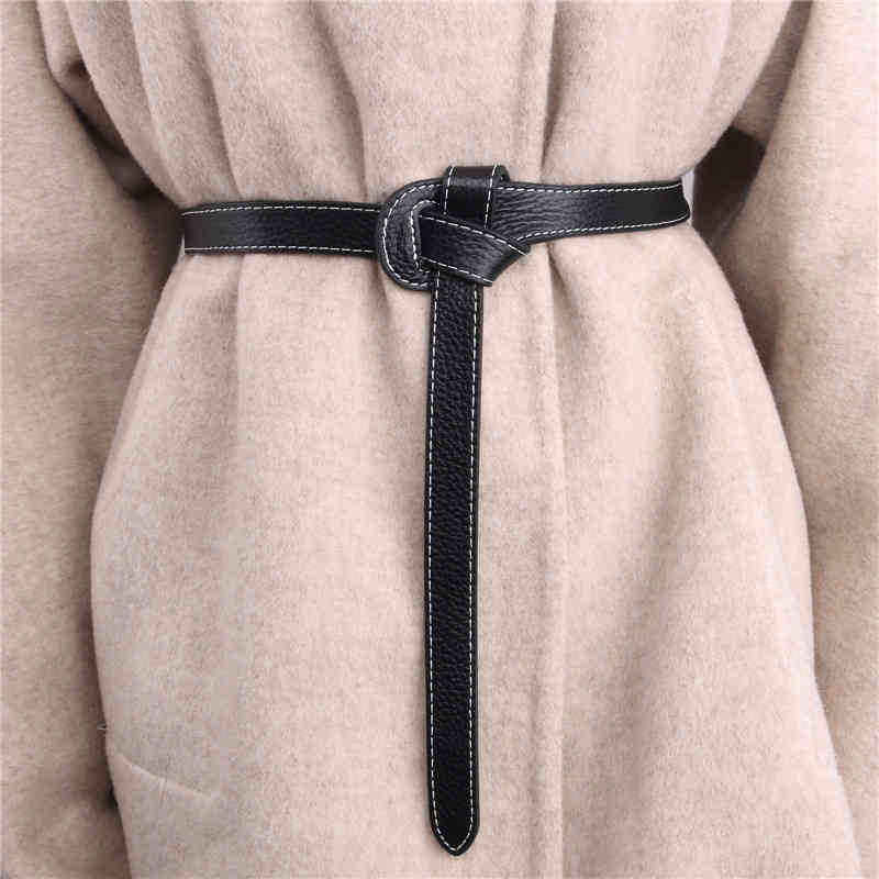 Belts The first layer of cowhide belt is thin, women's knot decortion mtched with skirt, suit closed t the wt, nd lether smll DOH8, Black
Belts The first layer of cowhide belt is thin, women's knot decortion mtched with skirt, suit closed t the wt, nd lether smll DOH8, Black