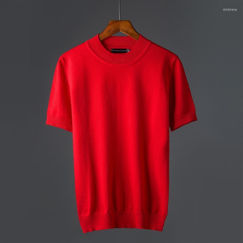 Men's T-Shirts Summer Male Fashion S Short Sleeve Top Men's Solid Color Sweater Pullover O-Neck Slim Knitted Tees B17Men's Mild22, Black
Men's T-Shirts Summer Male Fashion S Short Sleeve Top Men's Solid Color Sweater Pullover O-Neck Slim Knitted Tees B17Men's Mild22, Black