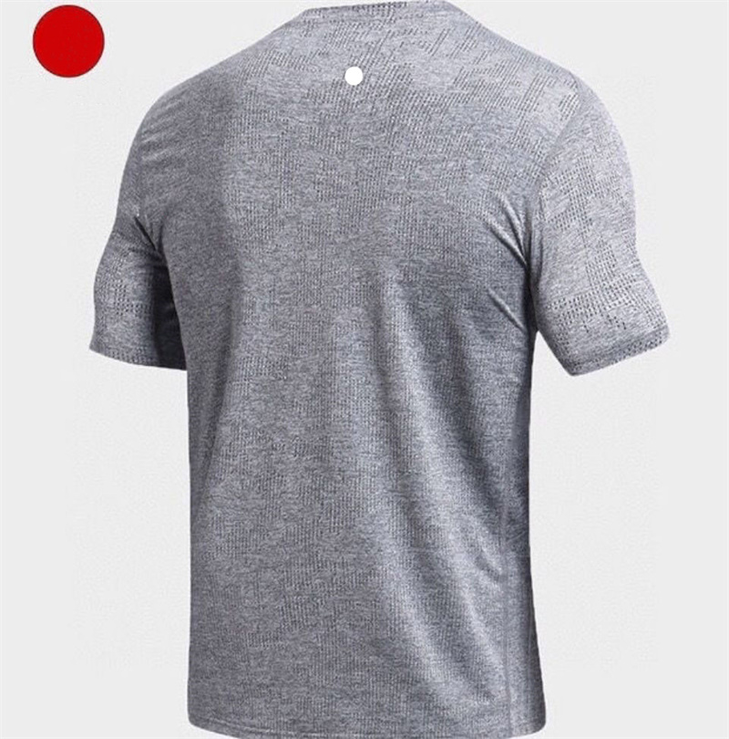 LL Men's T-Shirts Undershirts Mesh Breathable Sports Workout Running Joggers T-shirts Fitness Muscle Bodybuilding Shorts Sleeve Shirts