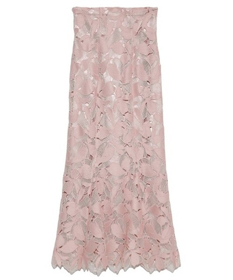 Kuzuwata Autumn Winter Women Jupes Japanese Fresh Elegant Mujer Faldas High Waist Embroidery Lace Hollow Slim Skirts 220317