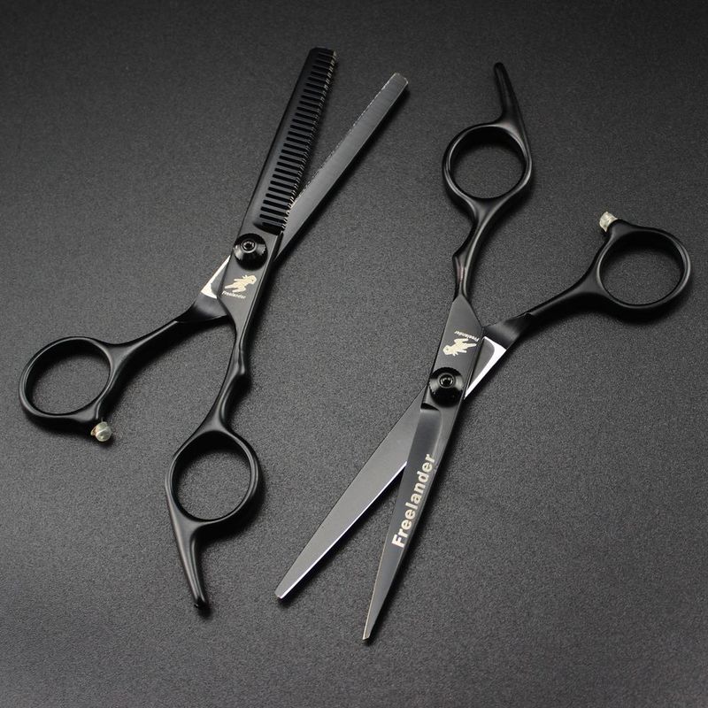 Japan Steel 5.5 6.0 Professional Hairdressing Scissors Barber Set Cutting Shears Scissor cut 220317