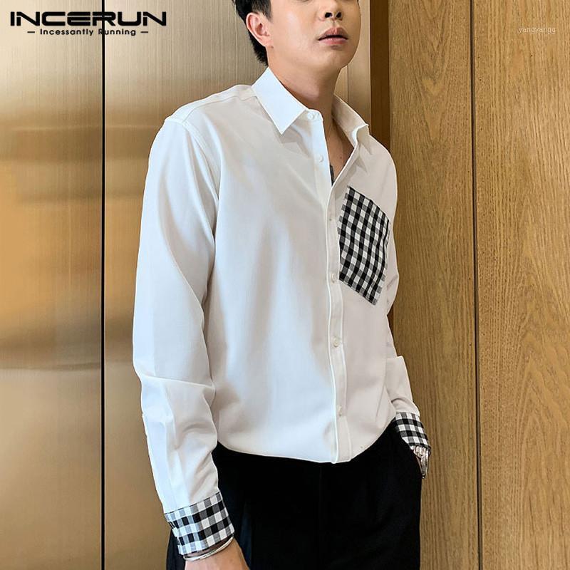Leisure Loose Chemise Men Causal Plaid Patchwork Shirts Long Sleeve Lapel Stitching Blouse Man Stylish Button Camisa 3XL Men' Casual, Black
Leisure Loose Chemise Men Causal Plaid Patchwork Shirts Long Sleeve Lapel Stitching Blouse Man Stylish Button Camisa 3XL Men' Casual, Black