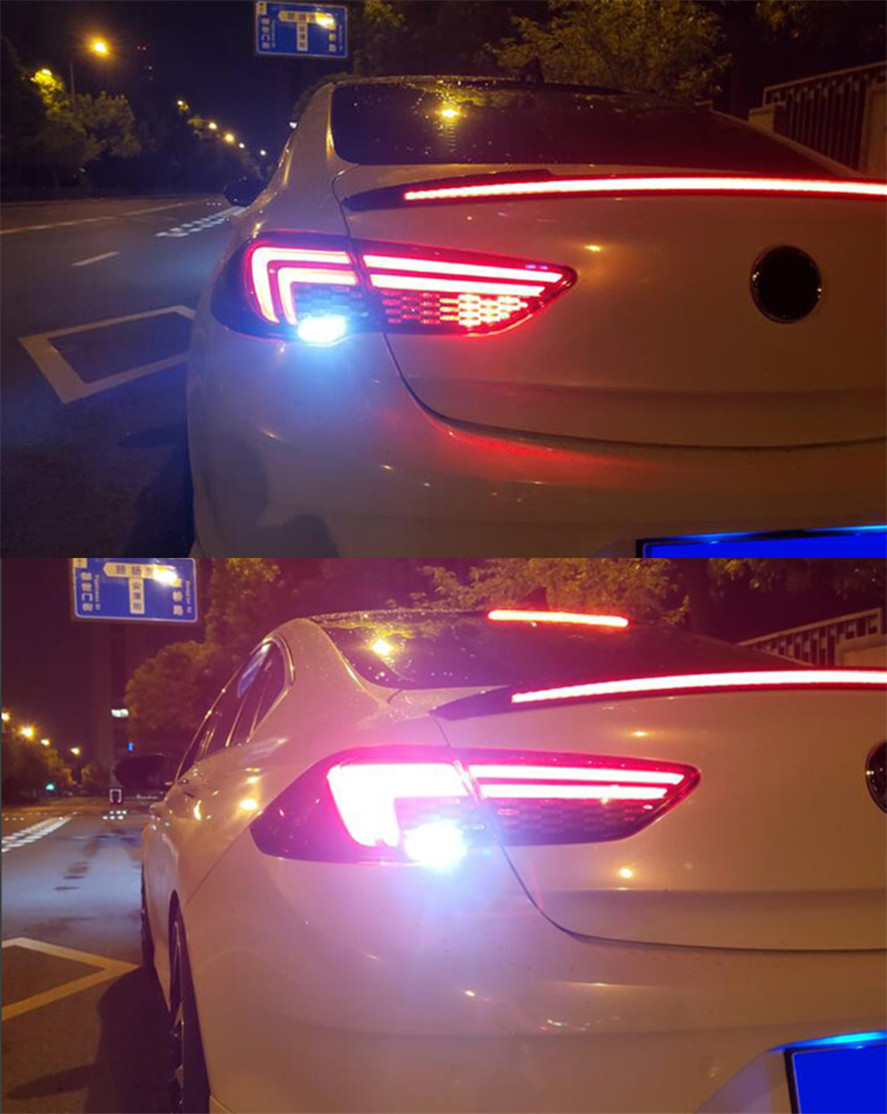 Car Styling Tail Light For Opel Regal Buick 20 17-2021 Taillights Rear Lamp LED Daytime Running Reversing Rear Lights