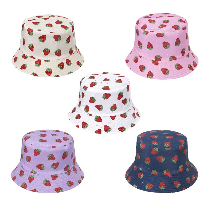 Berets Unisex Reversible Double Sided Bucket Hat Sweet Strawberry Fruit Printed Outdoor Sunscreen Foldable Panama FishermanBerets, White
Berets Unisex Reversible Double Sided Bucket Hat Sweet Strawberry Fruit Printed Outdoor Sunscreen Foldable Panama FishermanBerets, White