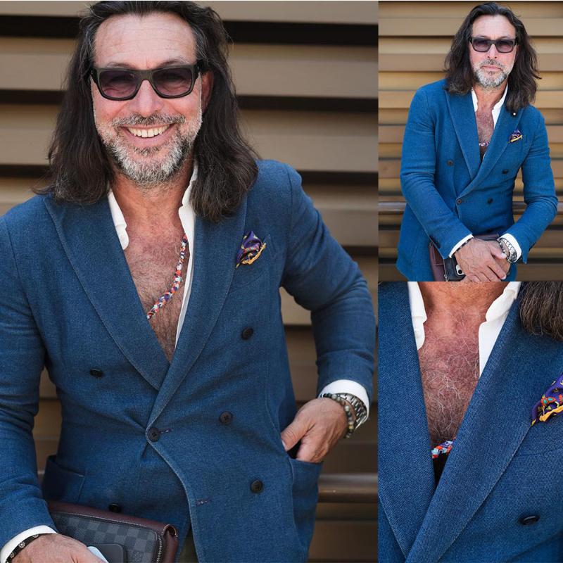 Men's Suits & Blazers Men 2 Pieces Denim Blazer Pants Tailored Double Breasted Fashion Formal Business Groom Causal TailoredMen's, Black
Men's Suits & Blazers Men 2 Pieces Denim Blazer Pants Tailored Double Breasted Fashion Formal Business Groom Causal TailoredMen's, Black