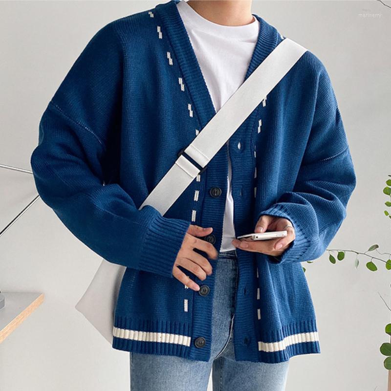 Men's Sweaters Cardigan Men Loose Casual Fashion V-neck Knitted Sweater Solid Color Korean Couple Autumn Coats Man ClothesMen's Mari22, Black
Men's Sweaters Cardigan Men Loose Casual Fashion V-neck Knitted Sweater Solid Color Korean Couple Autumn Coats Man ClothesMen's Mari22, Black