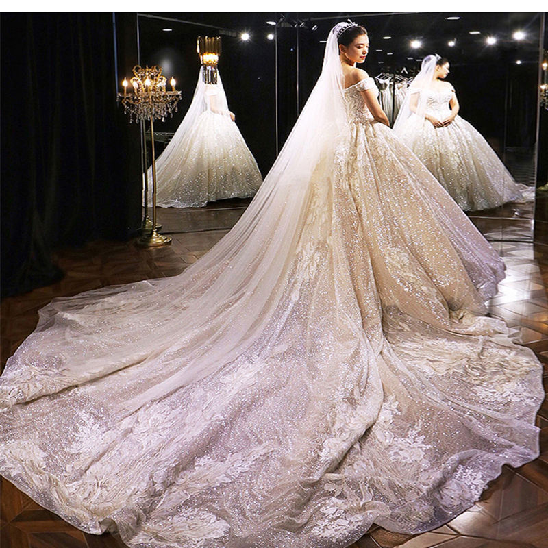 Unique Ball Gown Wedding Dress With Sleeveless Backless Jewel Bodice Applique Organza Cowl Backs Formal Occasion Custom Made Tulle Floor-length