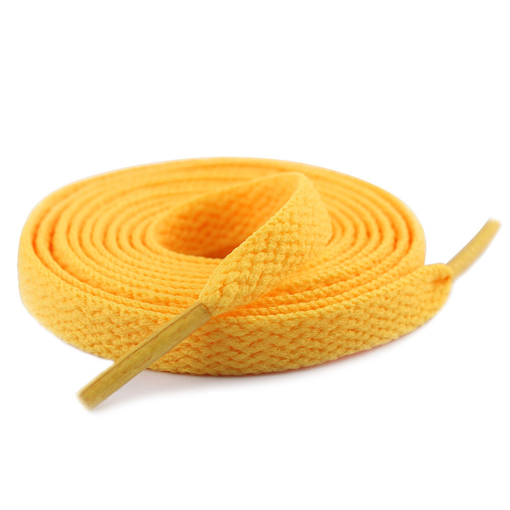 Shoelaces Accessories single Layer Flat Webbing Shoelaces Polyester Hollow for White Shoes Black Colorful Shoelace