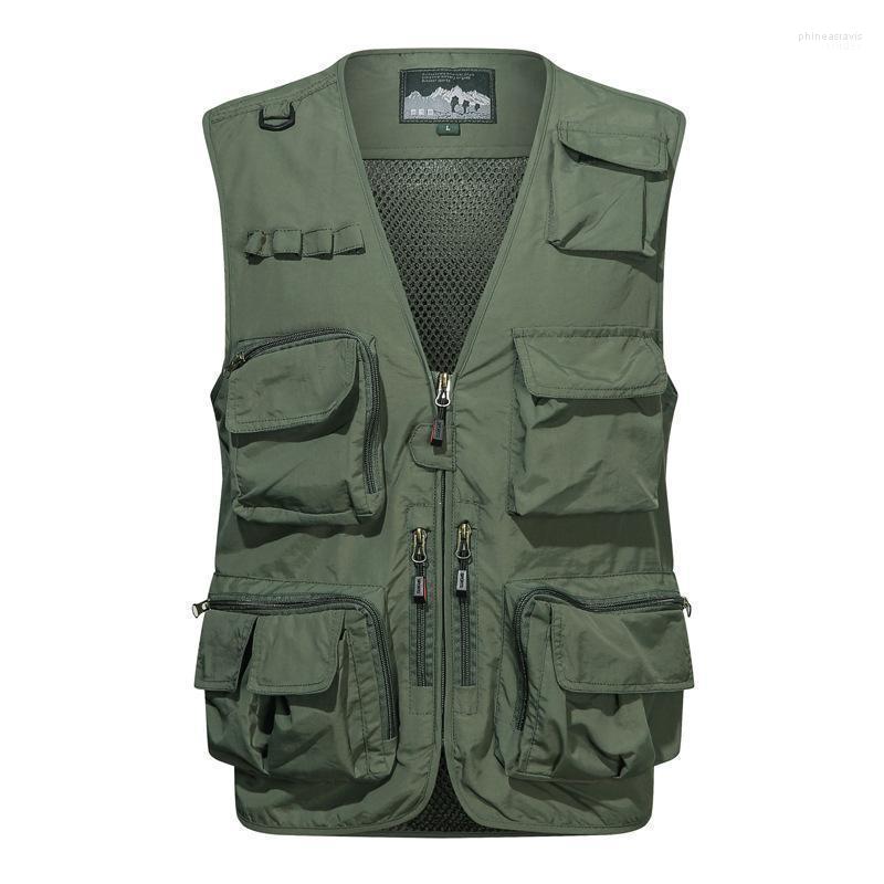 Men's Vests Four Seasons Vest Men Outdoor Many Pockets Fishing Pography Waistcoat Plus Size Sleeveless Jacket Thin Casual Zipper Coats Phin2, 01
Men's Vests Four Seasons Vest Men Outdoor Many Pockets Fishing Pography Waistcoat Plus Size Sleeveless Jacket Thin Casual Zipper Coats Phin2, 01