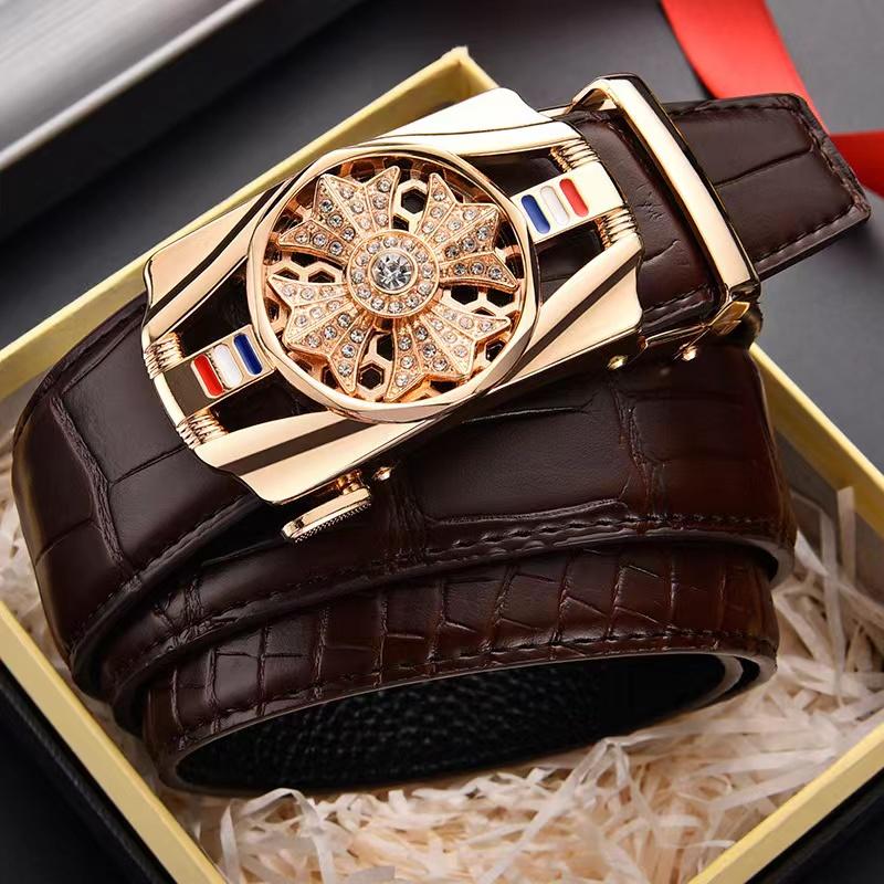 Belts Arrival Mans Genuine Leather Belt Casual Men Designs Cowhide Straps Crocodile Buckle Black, Purple
Belts Arrival Mans Genuine Leather Belt Casual Men Designs Cowhide Straps Crocodile Buckle Black, Purple