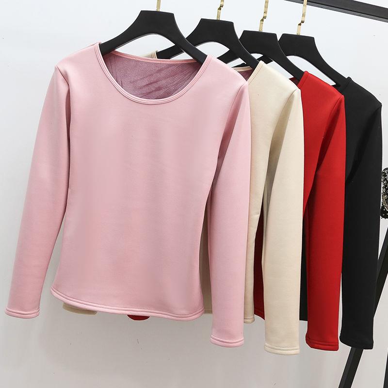 Plus Velvet Thick Round Neck Underwears Warm Clothing Womens Winter Thermal Underwear Constant Temperature Bottoming Shirt, Black
Plus Velvet Thick Round Neck Underwears Warm Clothing Womens Winter Thermal Underwear Constant Temperature Bottoming Shirt, Black