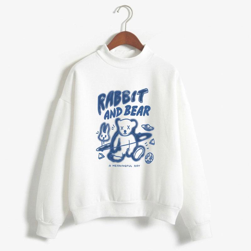 Women's Hoodies & Sweatshirts Woman Clothes Harajuku Turtleneck Fleece AND BEAR Cartoon Print Korean Fashion Blouse Y2k Women's Sweatshi, Navy(hui)
Women's Hoodies & Sweatshirts Woman Clothes Harajuku Turtleneck Fleece AND BEAR Cartoon Print Korean Fashion Blouse Y2k Women's Sweatshi, Navy(hui)