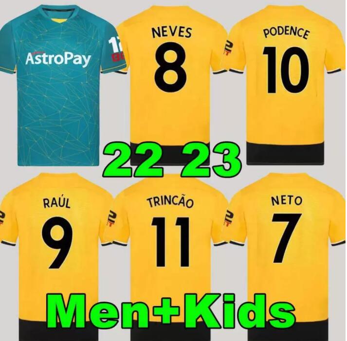 22 23 Wolves Soccer Jerseys RAUL SEMEDO NETO NEVES TRINCAO 2022 2023 Wanderers J OTTO PODENCE GIBBS HEE CHAN Wolverhampton Football Shirts Men Kit uniform, Home
22 23 Wolves Soccer Jerseys RAUL SEMEDO NETO NEVES TRINCAO 2022 2023 Wanderers J OTTO PODENCE GIBBS HEE CHAN Wolverhampton Football Shirts Men Kit uniform, Home
