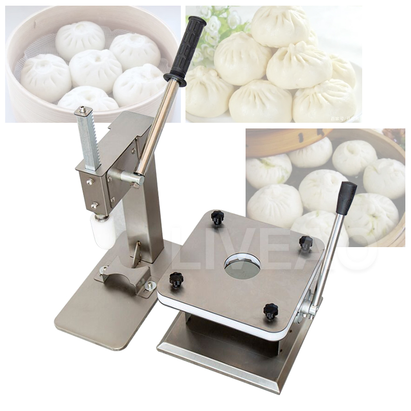 Manual Kitchen Steamed Bun Making Machine Stainless Steel Momo Making Maker Is Suitable For Home Business