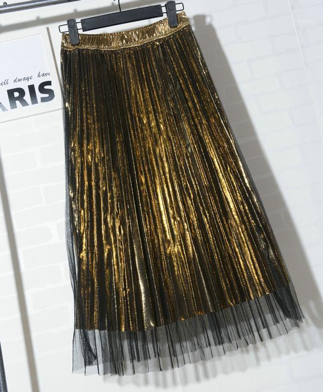 Skirts Fashion Metallic Mesh Skirt Female Autumn Winter 2022 Korean Version Of The Metal Shiny Pleated In Long, Black
Skirts Fashion Metallic Mesh Skirt Female Autumn Winter 2022 Korean Version Of The Metal Shiny Pleated In Long, Black