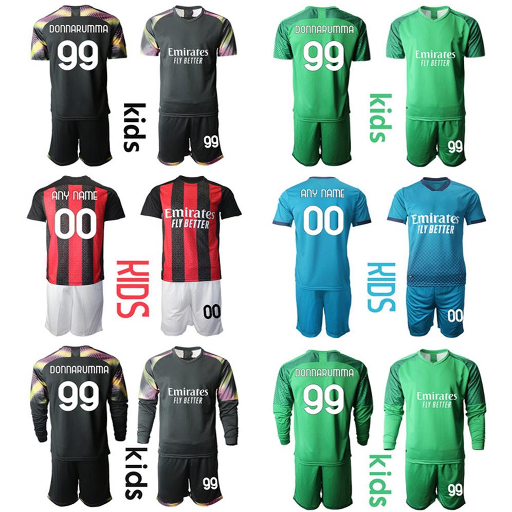 2021 Milan Custom Kids Kit 19 THEO 77 HALILOVIC Football Jerseys 11 IBRAHIMOVIC 10 CALHANOGLU Goalkeeper 99 DONNARUMMA Boys Unifor319L, Green 
2021 Milan Custom Kids Kit 19 THEO 77 HALILOVIC Football Jerseys 11 IBRAHIMOVIC 10 CALHANOGLU Goalkeeper 99 DONNARUMMA Boys Unifor319L, Green