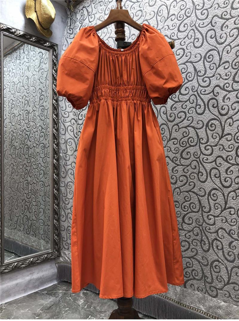 Party Dresses Top Quality Spring Summer Dress 2022 Women Sexy Slash Neck Elastic Waist Short Sleeve Orange Vintage Print Casual
Party Dresses Top Quality Spring Summer Dress 2022 Women Sexy Slash Neck Elastic Waist Short Sleeve Orange Vintage Print Casual