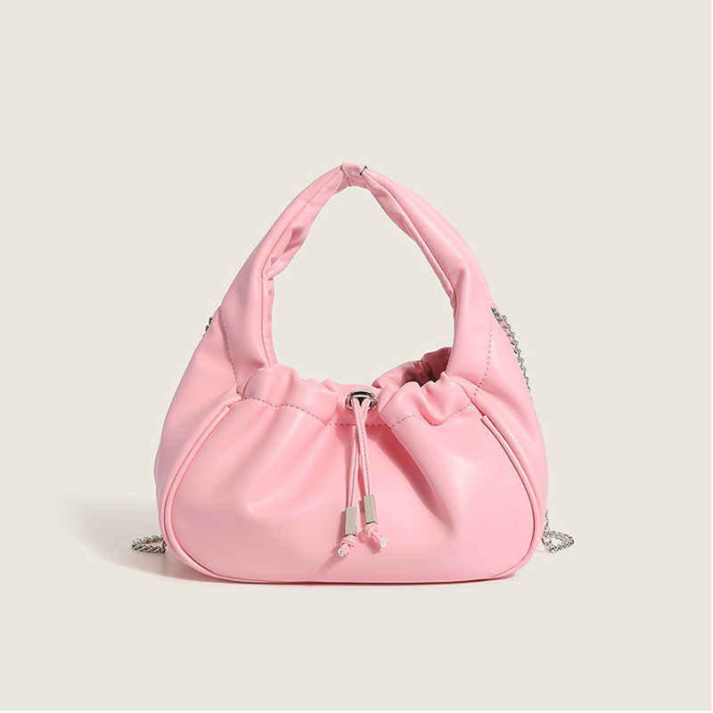 JIOMAY Women Shoulder Bag PU Leather Purse and Handbags Female Fashion Casual Solid Color Pleated Drawstring Chain Hobo Bag 220616, Pink
JIOMAY Women Shoulder Bag PU Leather Purse and Handbags Female Fashion Casual Solid Color Pleated Drawstring Chain Hobo Bag 220616, Pink