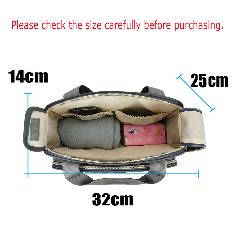 Diaper Bag Nursing Mummy Maternity Nappy Large Capacity Baby Travel Backpack for Care 220514