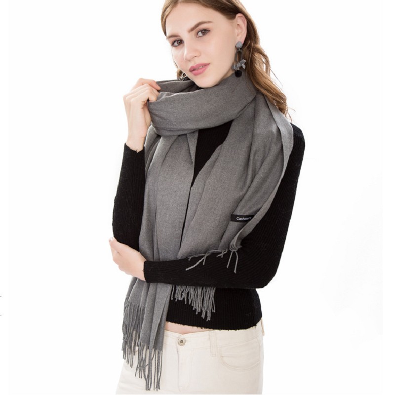Cashmere Like Scarf for Women Solid Wraps Winter Cappa Autumn Shawl Versatile Long Tassel Spring Muffler New Neckerchief Wide Custom Logo
Cashmere Like Scarf for Women Solid Wraps Winter Cappa Autumn Shawl Versatile Long Tassel Spring Muffler New Neckerchief Wide Custom Logo