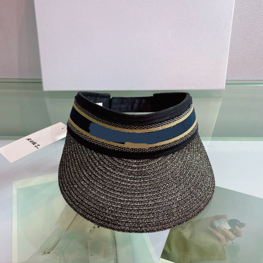 Luxury designer visors Sun Hat woman sun-protection Straw hats Outdoor Visor Cap fashion Empty Top Caps Casual Sports Webbing Velcro Beach Sunhat baseball sport hats, As show
Luxury designer visors Sun Hat woman sun-protection Straw hats Outdoor Visor Cap fashion Empty Top Caps Casual Sports Webbing Velcro Beach Sunhat baseball sport hats, As show